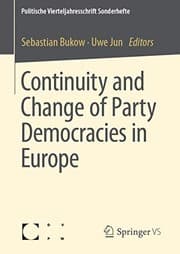 Tapa de Continuity and Change of Party Democracies in Europe