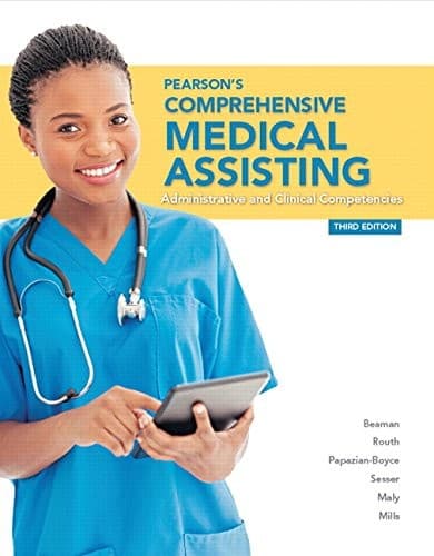 Tapa de Pearson's Comprehensive Medical Assisting