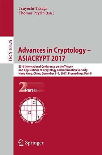 Tapa de Advances in Cryptology – ASIACRYPT 2017