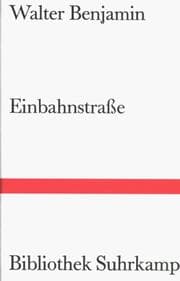 Tapa de Bibliothek Suhrkamp, Bd.27, Einbahnstraße