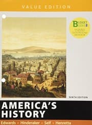 Tapa de Loose-leaf Version for America’s History, Value Edition, Volume 1
