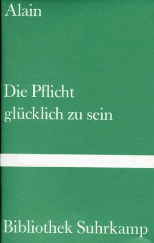 Tapa de Die Pflicht, glücklich zu sein