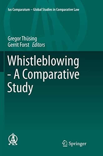 Tapa de Whistleblowing - A Comparative Study