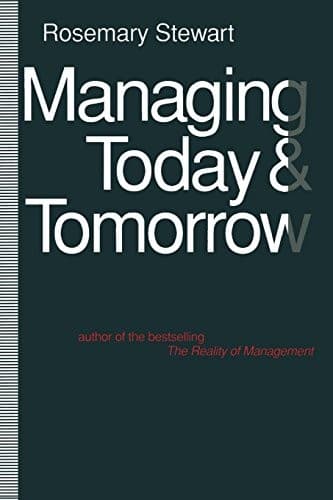 Tapa de Managing Today and Tomorrow