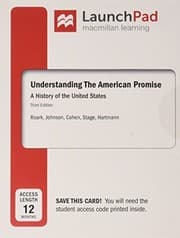 Tapa de Understanding the American Promise, Volume 1 & LaunchPad for Understanding the American Promise  & Reading the American Past : Volume I