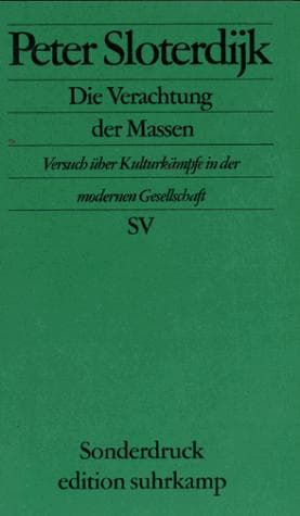 Tapa de Die Verachtung der Massen