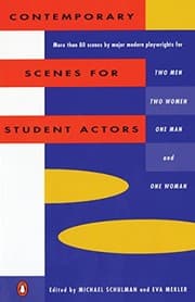 Tapa de Contemporary scenes for student actors