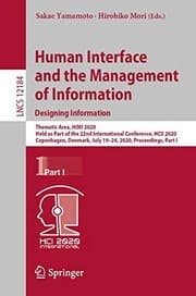 Tapa de Human Interface and the Management of Information. Designing Information