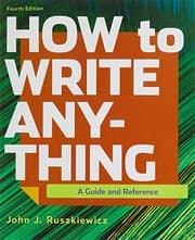 Tapa de How to Write Anything & Documenting Sources in APA Style