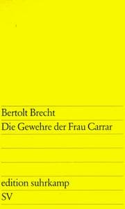 Tapa de Die Gewehre Der Frau Carrar