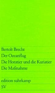 Tapa de Der Ozeanflug ; Der Horatier und die Kuriatier ; Die Massnahme