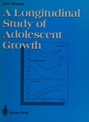 Tapa de A longitudinal study of adolescent growth