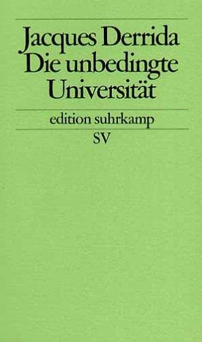 Tapa de Die unbedingte Universität