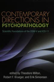 Tapa de Contemporary directions in psychopathology