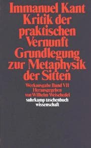 Tapa de Werkausgabe, Bd.7, Kritik der praktischen Vernunft; Grundlegung zur Metaphysik der Sitten