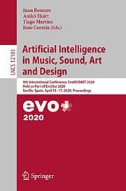 Tapa de Artificial Intelligence in Music, Sound, Art and Design