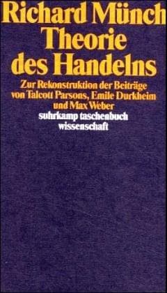 Tapa de Theorie des Handelns