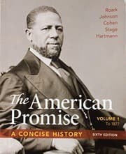 Tapa de American Promise : A Concise History, Volume 1 6e & LaunchPad For American Promise