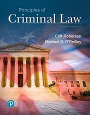 Tapa de Principles of Criminal Law