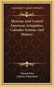 Tapa de Mexican And Central American Antiquities, Calendar Systems And History