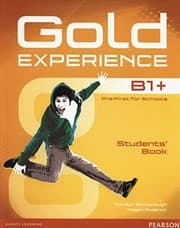 Tapa de Gold Experience B1+ Students' Book with DVD-ROM Pack