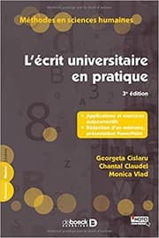 Tapa de L'écrit universitaire en pratique (3e edition) (2017)