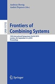 Tapa de Frontiers of Combining Systems