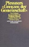Tapa de Plessners "Grenzen der Gemeinschaft"