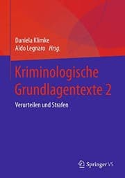 Tapa de Kriminologische Grundlagentexte 2