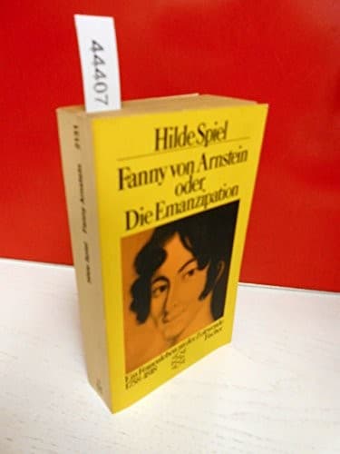Tapa de Fanny Von Arnstein Oder Die Emanzipation