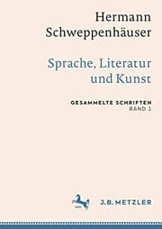 Tapa de Hermann Schweppenhäuser : Sprache, Literatur und Kunst