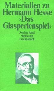 Tapa de Materialien zu Hermann Hesse
