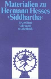 Tapa de Materialien zu Hermann Hesses Siddharta I. Texte von Hermann Hesse