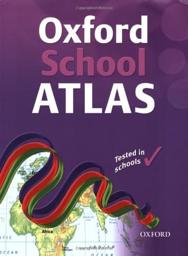 Tapa de Oxford School Atlas