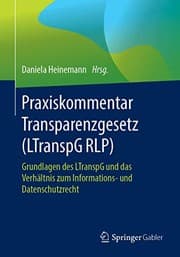 Tapa de Praxiskommentar Transparenzgesetz
