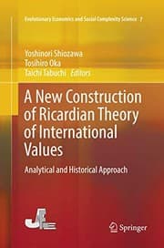 Tapa de A New Construction of Ricardian Theory of International Values