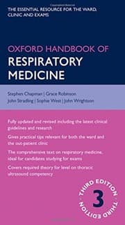 Tapa de Oxford handbook of respiratory medicine