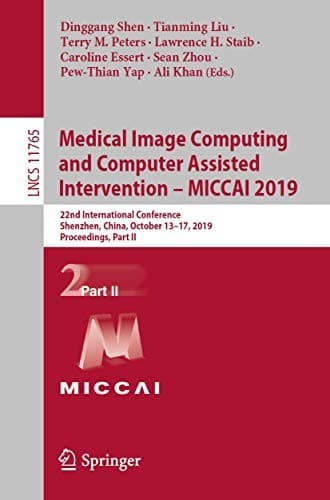 Tapa de Medical Image Computing and Computer Assisted Intervention – MICCAI 2019