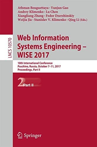 Tapa de Web Information Systems Engineering – WISE 2017