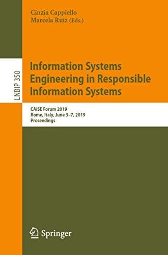 Tapa de Information Systems Engineering in Responsible Information Systems