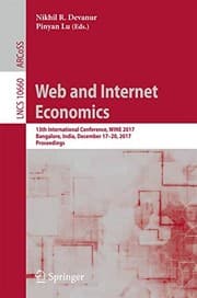 Tapa de Web and Internet Economics