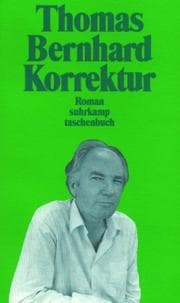 Tapa de Korrektur. Roman