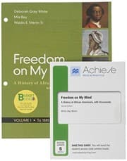 Tapa de Loose-leaf Version for Freedom on My Mind, Volume 1 2e & Achieve Read & Practice for Freedom on My Mind 2e