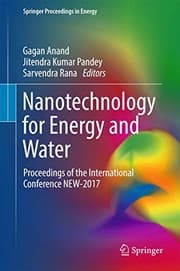 Tapa de Nanotechnology for Energy and Water