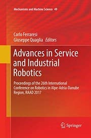 Tapa de Advances in Service and Industrial Robotics