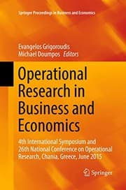 Tapa de Operational Research in Business and Economics
