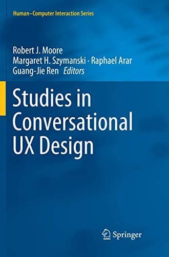 Tapa de Studies in Conversational UX Design