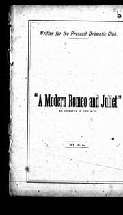 Tapa de A modern Romeo and Juliet