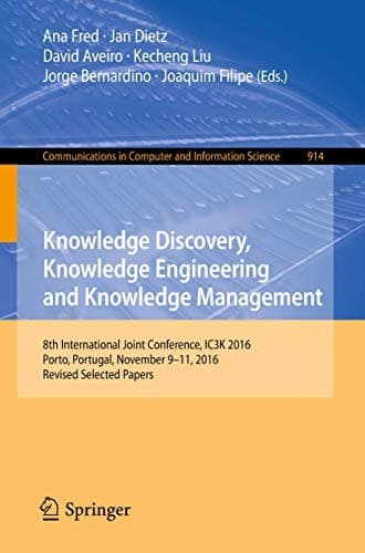 Tapa de Knowledge Discovery, Knowledge Engineering and Knowledge Management