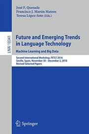 Tapa de Future and Emerging Trends in Language Technology. Machine Learning and Big Data